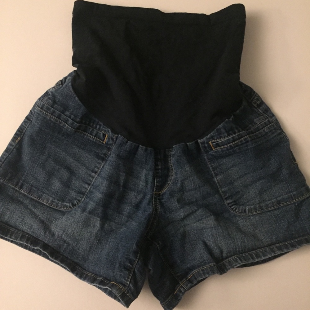 Oh Baby maternity denim shorts size Medium